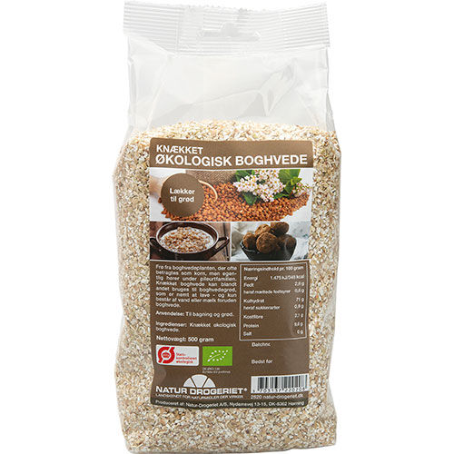 Natur Drogeriet Natur-Drogeriet Knekte Bokhvetekjerner ØKO 500g Natur Drogeriet Natur-Drogeriet Knekte Bokhvetekjerner ØKO 500g