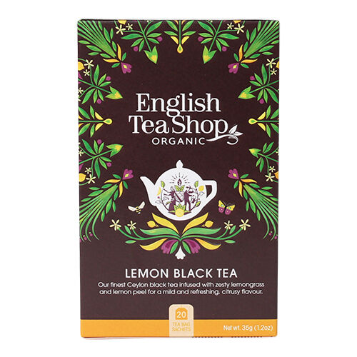 English Tea Shop Lemon Black Tea 20 Poser Ø - 20 Poser