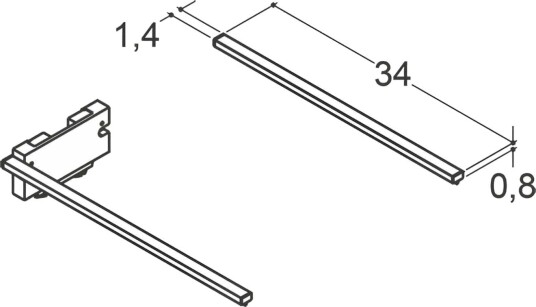 Dansani Batterilampe Til Skuff Inzo D27 44cm