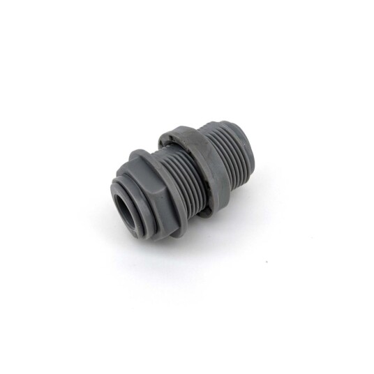 Gjennomføring - 9.5mm x 9.5mm (3/8") Duotight Hurtigkobling med låsemutter