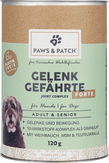Paws & Patch Adult Senior Joint Companion Forte For Hunder & 2 X 120 G Paws & Patch Adult Senior Joint Companion Forte For Hunder & 2 X 120 G