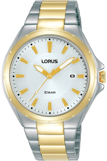 Lorus Herreklokke RH944PX9 Classic Sølvfarget/Gulltonet stål Ø40 mm Lorus Herreklokke RH944PX9 Classic Sølvfarget/Gulltonet stål Ø40 mm