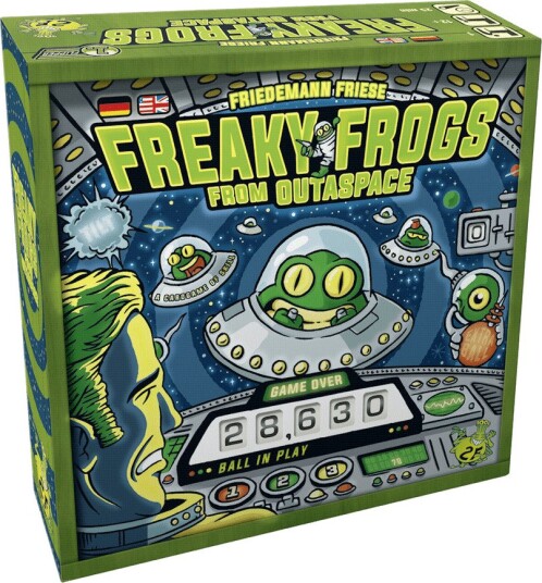 Freaky Frogs From Outaspace Brettspill Engelsk 8+ År