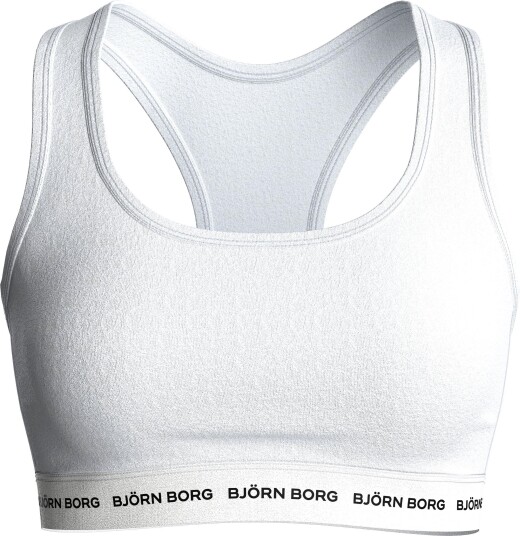 Björn Borg Women"s Logo Soft Top 1p Brilliant White XXL Björn Borg Women"s Logo Soft Top 1p Brilliant White XXL