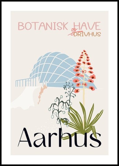 Aarhus Botanical Garden Denmark Plakat Plakat / 100x150cm