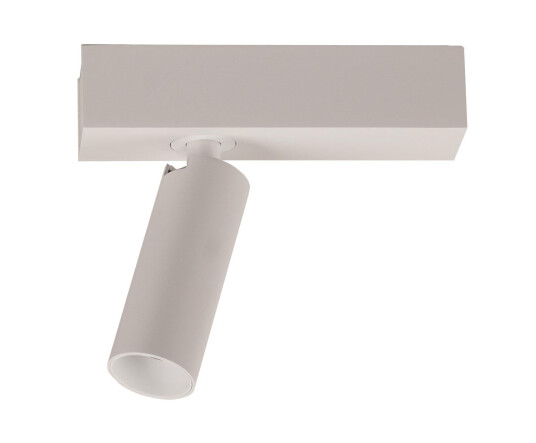 A block slim enkel spot med base 2700K 9,1 Watt   Dimbar   Hvit