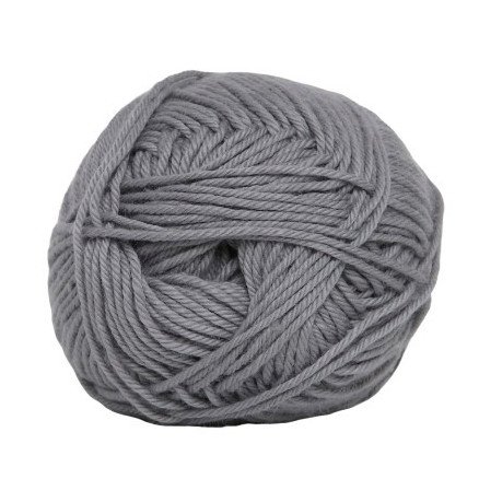 Hjertegarn Cotton nr. 8 1361 Grått Hjertegarn Cotton nr. 8 1361 Grått