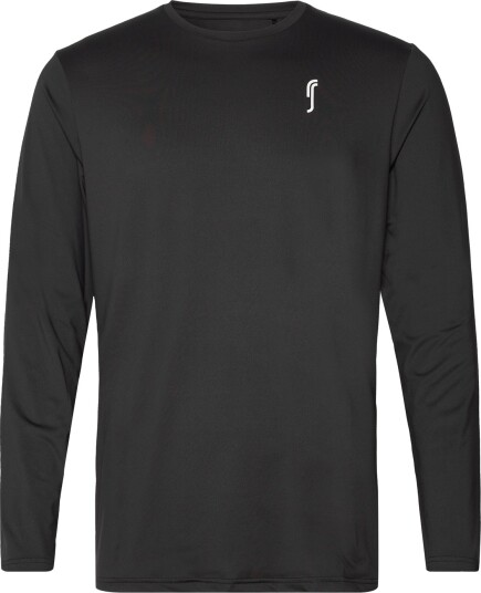 RS Sports Men"s Performance Long Sleeve (Black/White,Xxl,St) Black XL