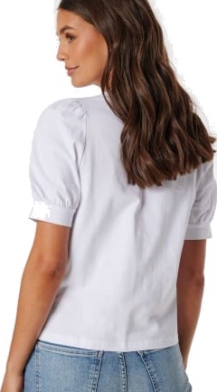 VERO MODA Vmkerry 2/4 O-Neck Top Bright White L