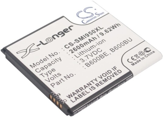 Batteri til Samsung Galaxy S4 etc. erstatningsbatteri 2600 mAh Batteri til Samsung Galaxy S4 etc. erstatningsbatteri 2600 mAh