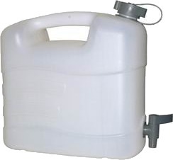 Pressol Kanne 10 L Med Tappekran Polyetylen Hvit 21163