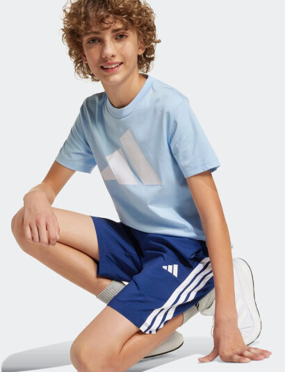 adidas Sportswear J 3S Wv Sh - Navy - 140 adidas Sportswear J 3S Wv Sh - Navy - 140