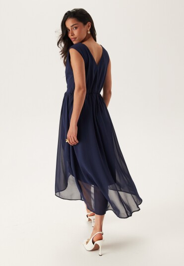Bubbleroom Occasion High Low Sleeveless Chiffon Dress