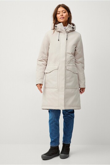 Ellos Collection Parka Urban Parka Padded Beige Ellos Collection Parka Urban Parka Padded Beige