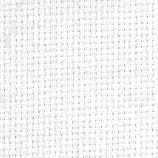 Creativ Company Aida Broderistoff 70 ruter per 10 cm 300x150 cm Hvit