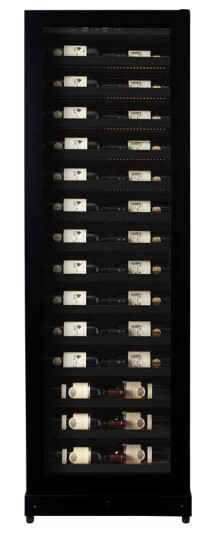 Pevino Imperial 54 flasker 1 kjølesone Front i svart matt stål Pevino Imperial 54 flasker 1 kjølesone Front i svart matt stål