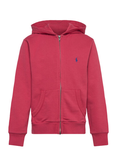 Ralph Lauren Kids French Terry Full Zip Hoodie Red 138 149 Ralph Lauren Kids French Terry Full Zip Hoodie Red 138 149