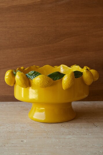 Ellos Home Skål / vase Lemon Gul