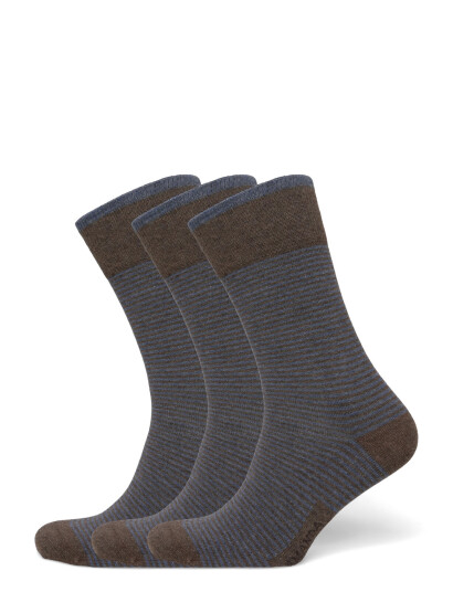 Amanda Christensen True Stripe Sock - Brown - 39-42