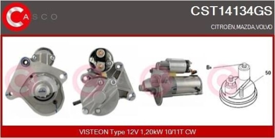 Starter CASCO CST14134GS