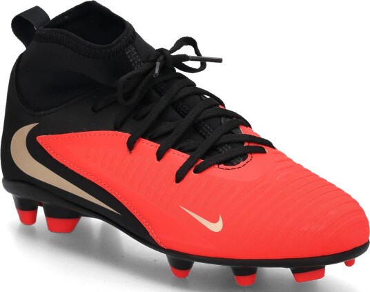 Nike Jr Phantom 6 High Club Fg/Mg   BRIGHT CRIMSON/BLACK BRIGHT CR   35.5