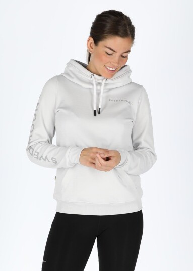 Swedemount Training Logo Hood W Off White Melange/Lt. Grey Mel 40 Hoodies