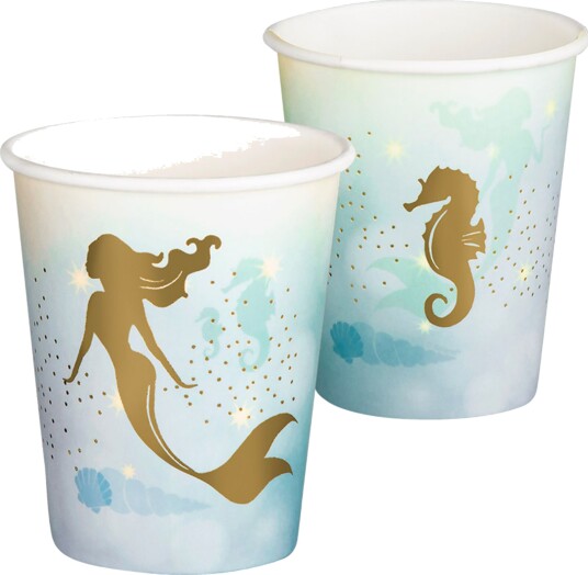 Boland Party Partners Pappkopper Mermaid 10-pakning 51013