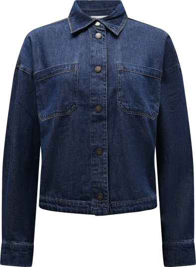 My Essential Wardrobe Denim Shirt Mwsolia 171   Navy   46