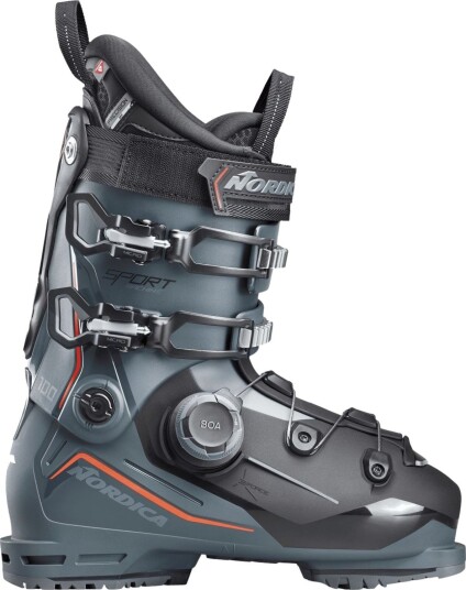 Nordica Alpinstøvler Sportmachine 3 100 BOA Grønn/Svart/Rød 26,5