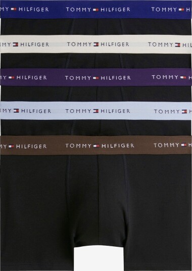 Tommy Hilfiger - Boksershorts Trunk Wb 5-pack - Svart