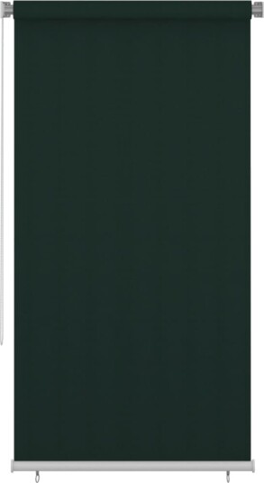 vidaXL Utendørs rullegardin 125 (B) x 230 (H) cm mørkegrønn HDPE