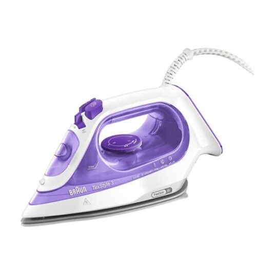 BRAUN SI3042VI TEXSTYLE 3 DAMPSTRYKEJERN FIOLETT 127405002