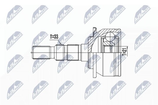 Nty Drivknute drivaksel NTY NPZ PL 035 Nty Drivknute drivaksel NTY NPZ PL 035
