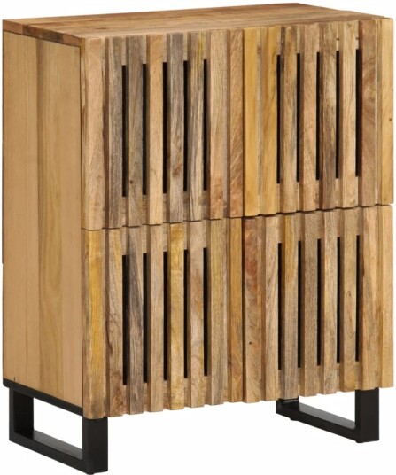 Skjenk 60x34x75 cm grovt heltre mangotre