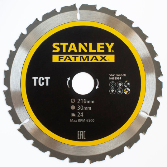 STANLEY FATMAX SIRKELSAGBLAD Ø216X30MM 24T