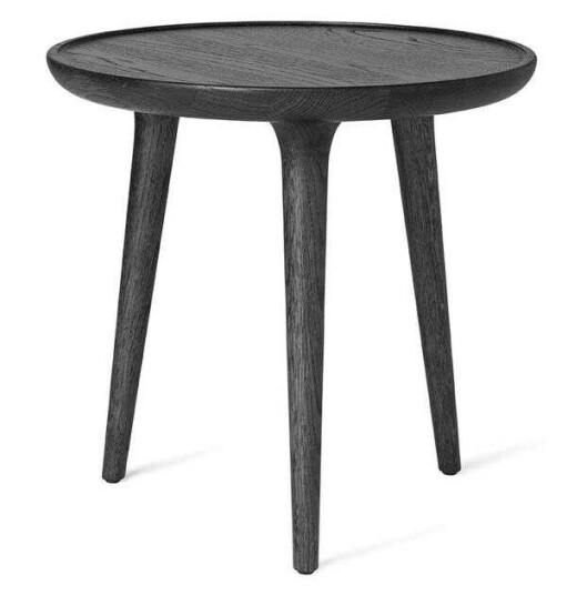 Mater - Accent Side Table Black Stained Oak Small Ø45 Mater - Accent Side Table Black Stained Oak Small Ø45