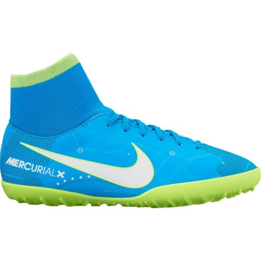 NIKE  MERCURIALX VCTRY6 DF NJR TF Kids Fotballsko Blue   BLUE 33 1/2