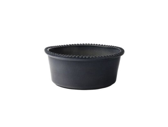 PotteryJo Daria Steintøy Bolle Sort 18cm