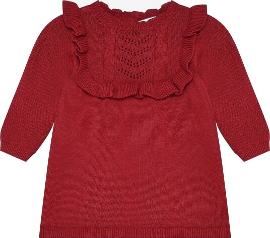 Minymo Dress Ls Knit   RIO RED   50
