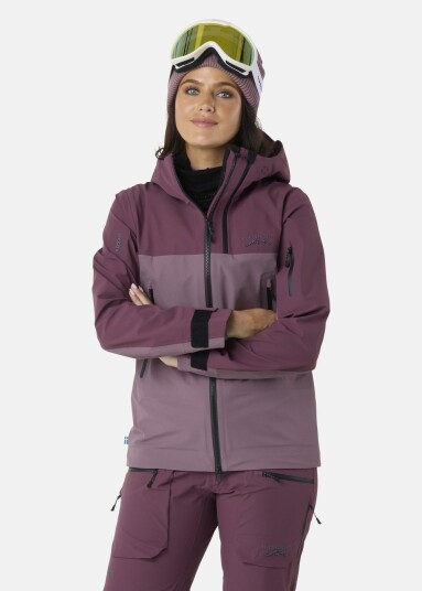 Swedemount Lofoten 3L Shell Jacket W II Dk. Mauve/Pale Mauve 42 Vinterjakker
