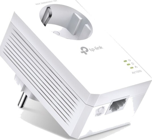 TP-LINK Powerline TL-PA7017P AV1000 Passthrough Bro 1Gbps Kabling