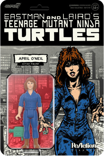 Teenage Mutant Ninja Turtles Eastman and Laird's ReAction Figures Wave 11 April O'Neil Comic Color Teenage Mutant Ninja Turtles Eastman and Laird's ReAction Figures Wave 11 April O'Neil Comic Color