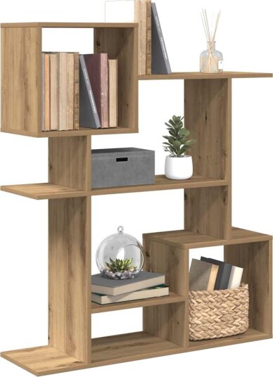 Romdeler bokhylle artisan eik 92x29x112 cm konstruert tre