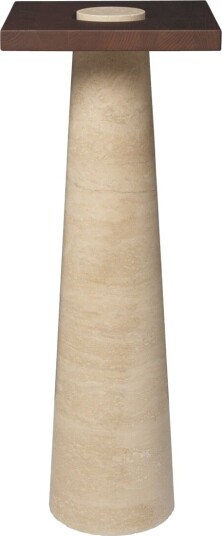 Ferm Living Grova pidestall travertin Ferm Living Grova pidestall travertin