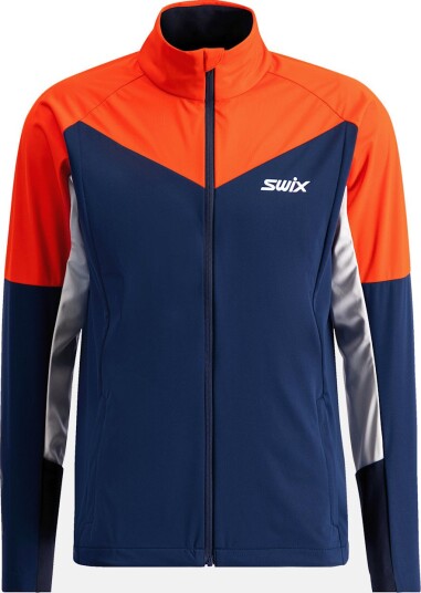 Swix Nordic XC Herrer Langrennsjakke med 3-lags Softshell i Rød
