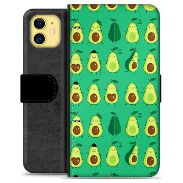 iPhone 11 Premium Lommebok-deksel Avokadomønster