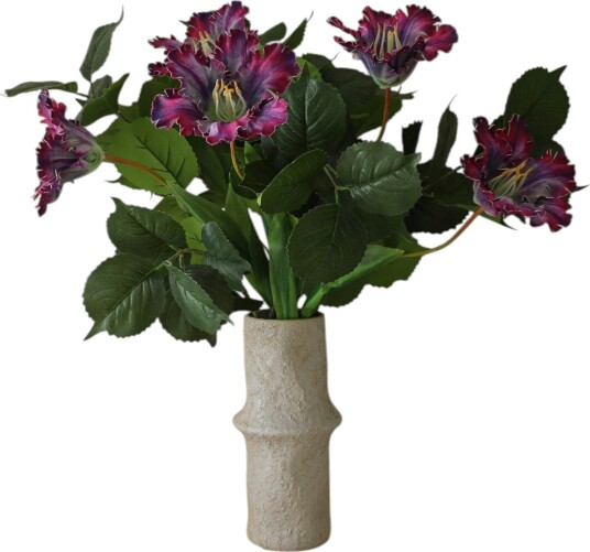 Plum Velvet Bukett 77 cm 10-pk