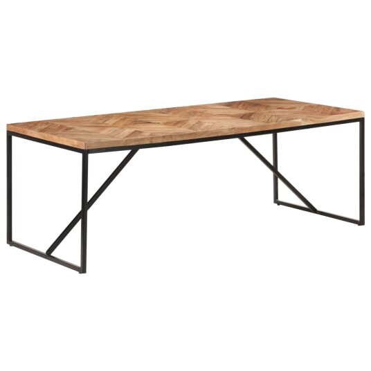 Spisebord 200x90x76 cm heltre akasie og mango Spisebord 200x90x76 cm heltre akasie og mango