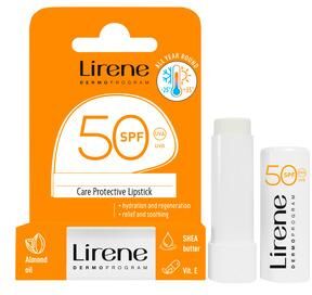 Lirene Protective Lip Balm SPF50 4,3 g. Lirene Protective Lip Balm SPF50 4,3 g.