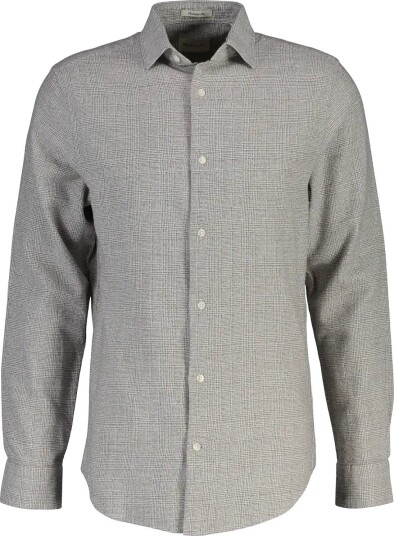 Gant Reg Jaspe Glencheck Shirt RICH BROWN L